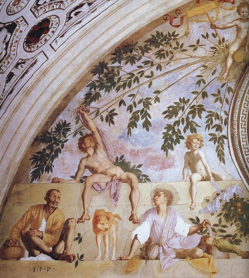 Pontormo (1494-1557) - Vertumnus et Pomona (detail).JPG
